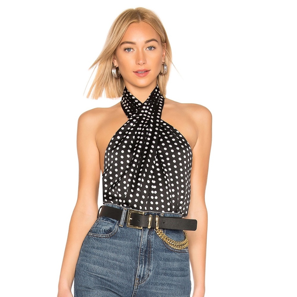 by the way. Amerie Pleated Halter Top